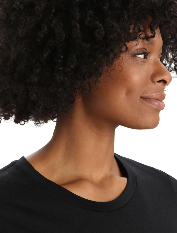 Icebreaker Merino Tech Lite II Short Sleeve TShirt Mountain Geology Black Women039s Tshirts and Tanks Icebreaker Merino Tech Lite II Short Sleeve TShirt Mountain Geology Black Women039s Tshirts and Tanks