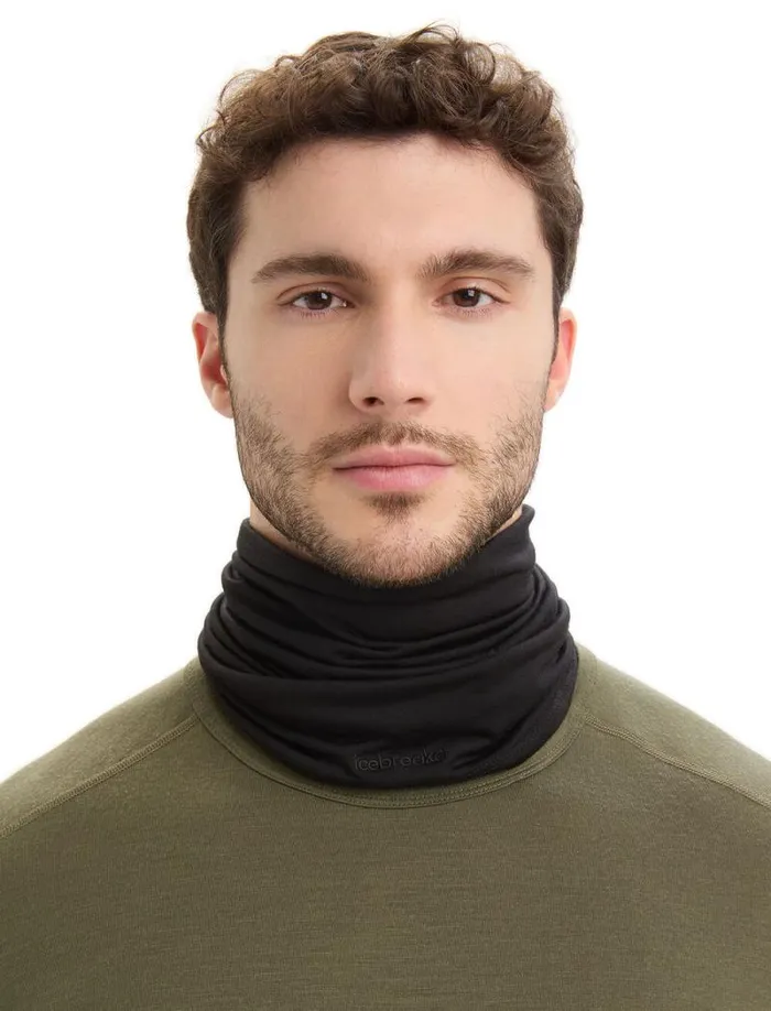 Icebreaker Unisex CoolLite Merino Blend Flexi Chute Black Men039sWomen039s Hats and Neckwear Icebreaker Unisex CoolLite Merino Blend Flexi Chute Black Men039sWomen039s Hats and Neckwear
