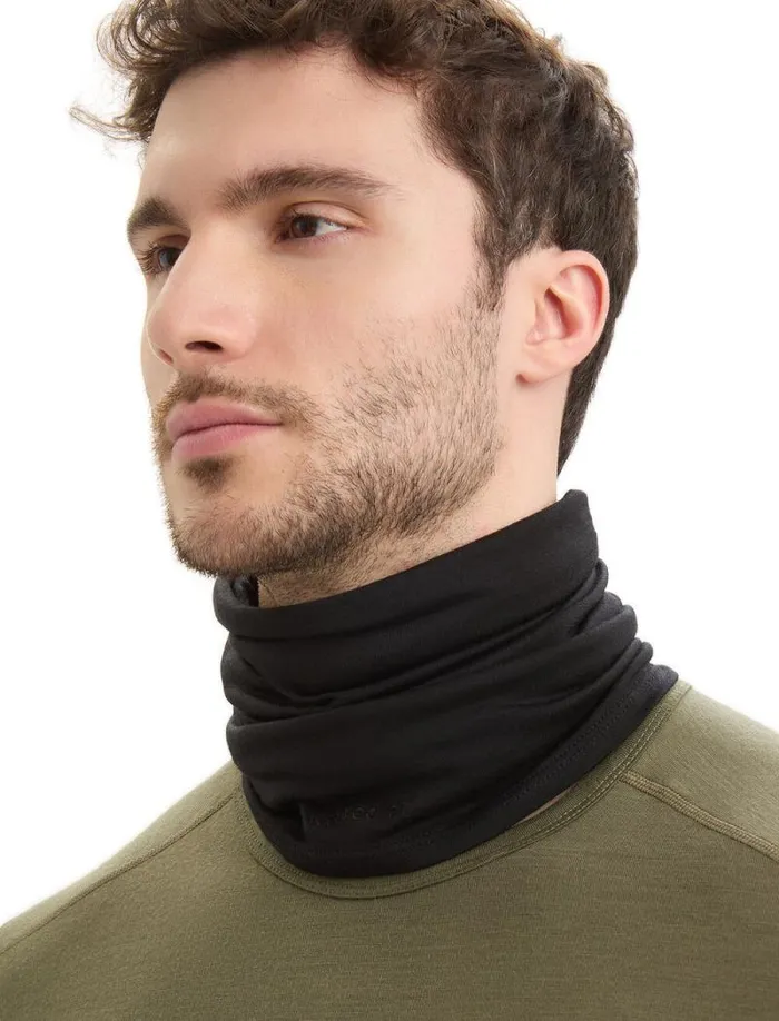 Icebreaker Unisex CoolLite Merino Blend Flexi Chute Black Men039sWomen039s Hats and Neckwear Icebreaker Unisex CoolLite Merino Blend Flexi Chute Black Men039sWomen039s Hats and Neckwear