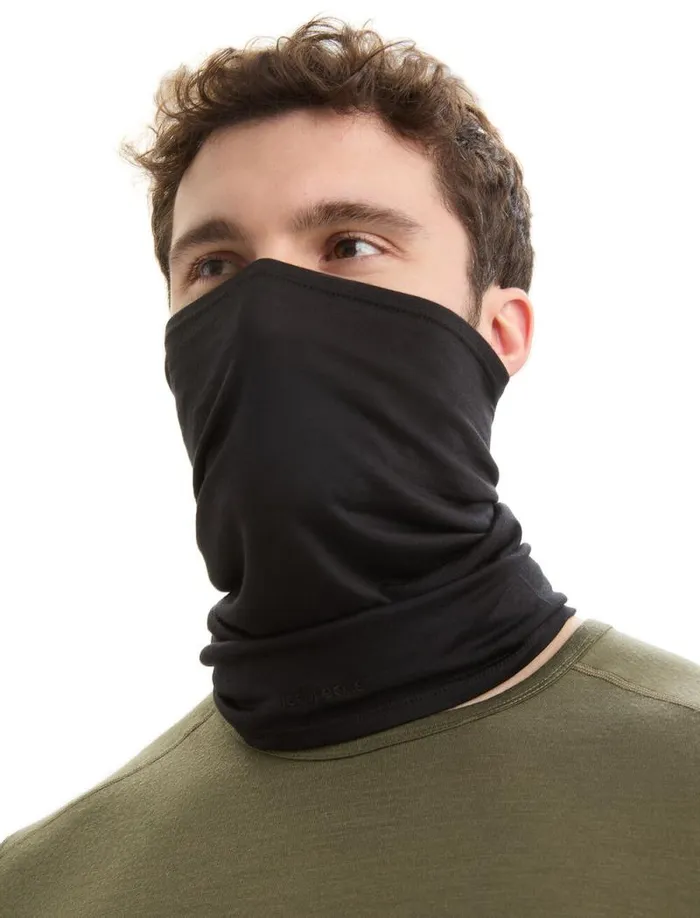 Icebreaker Unisex CoolLite Merino Blend Flexi Chute Black Men039sWomen039s Hats and Neckwear Icebreaker Unisex CoolLite Merino Blend Flexi Chute Black Men039sWomen039s Hats and Neckwear