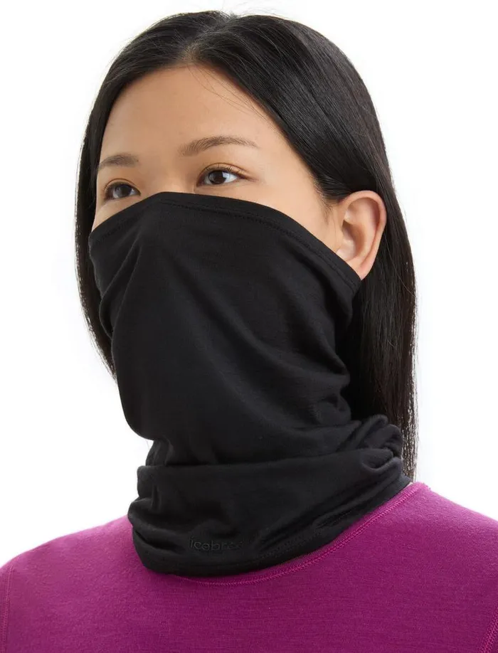 Icebreaker Unisex CoolLite Merino Blend Flexi Chute Black Men039sWomen039s Hats and Neckwear Icebreaker Unisex CoolLite Merino Blend Flexi Chute Black Men039sWomen039s Hats and Neckwear