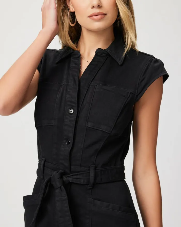 Jaxsyn Dress 8211 Washed Black Women PAIGE Dresses Jaxsyn Dress 8211 Washed Black Women PAIGE Dresses