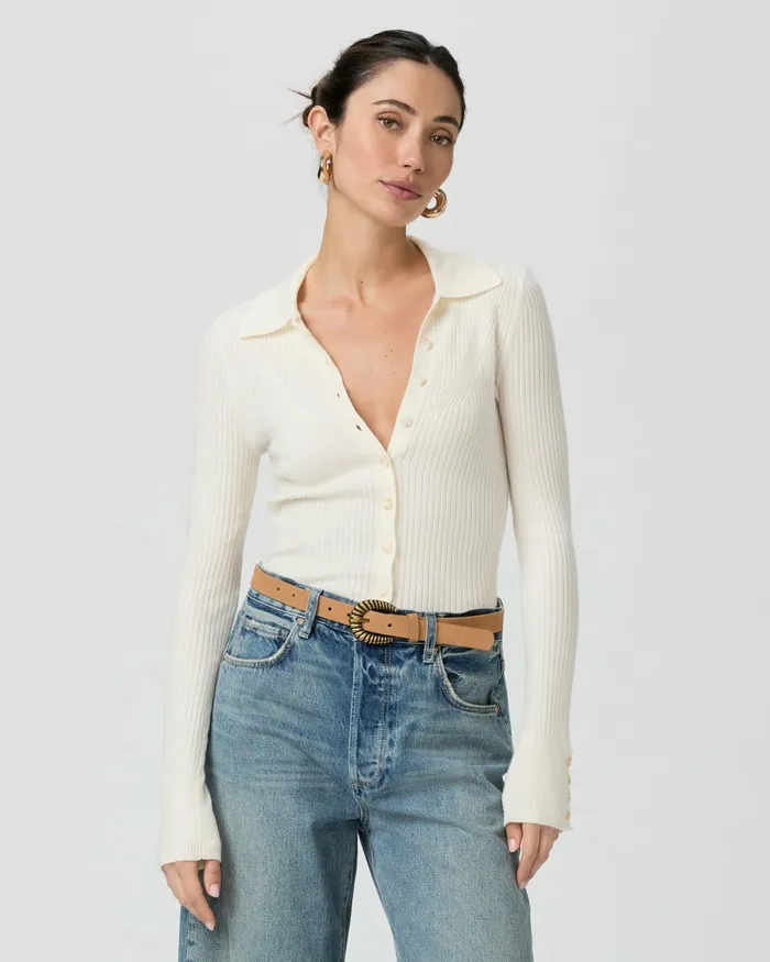 Jayde Top 8211 Ivory Women PAIGE Sweaters and Sweatshirts