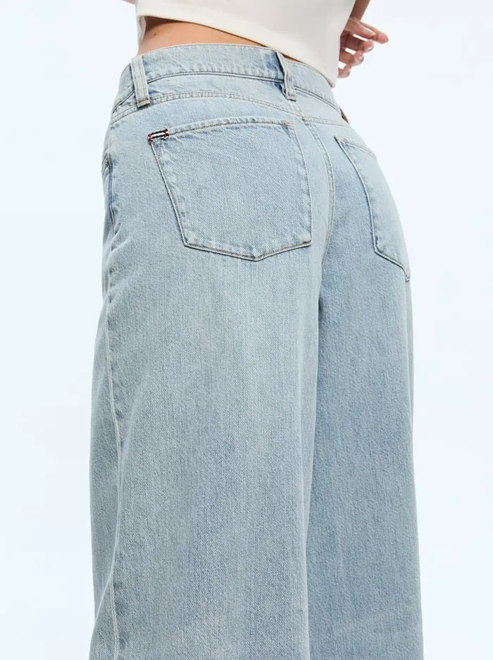 Jeans Women Alice Olivia Harper Jean Rockstar Blue