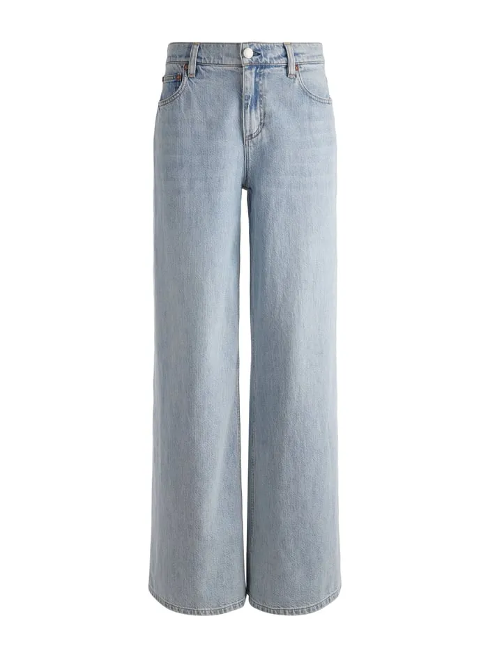 Jeans Women Alice Olivia Harper Jean Rockstar Blue