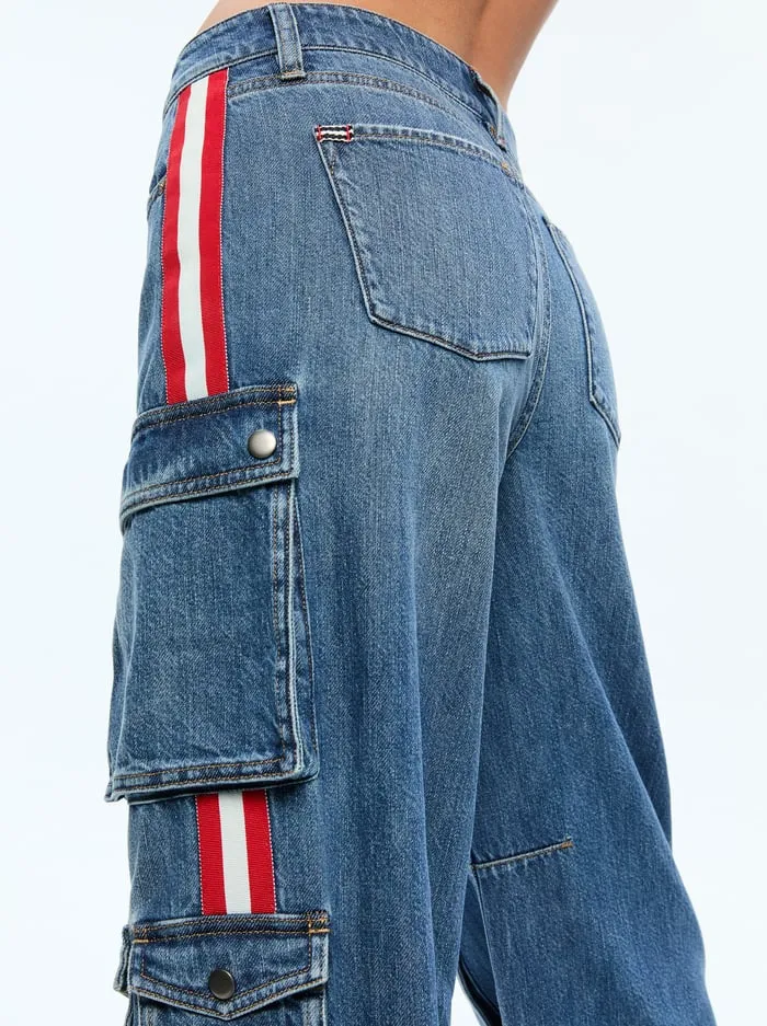 Jeans Women Alice Olivia Olympia Jean Avery Bluebright Ruby