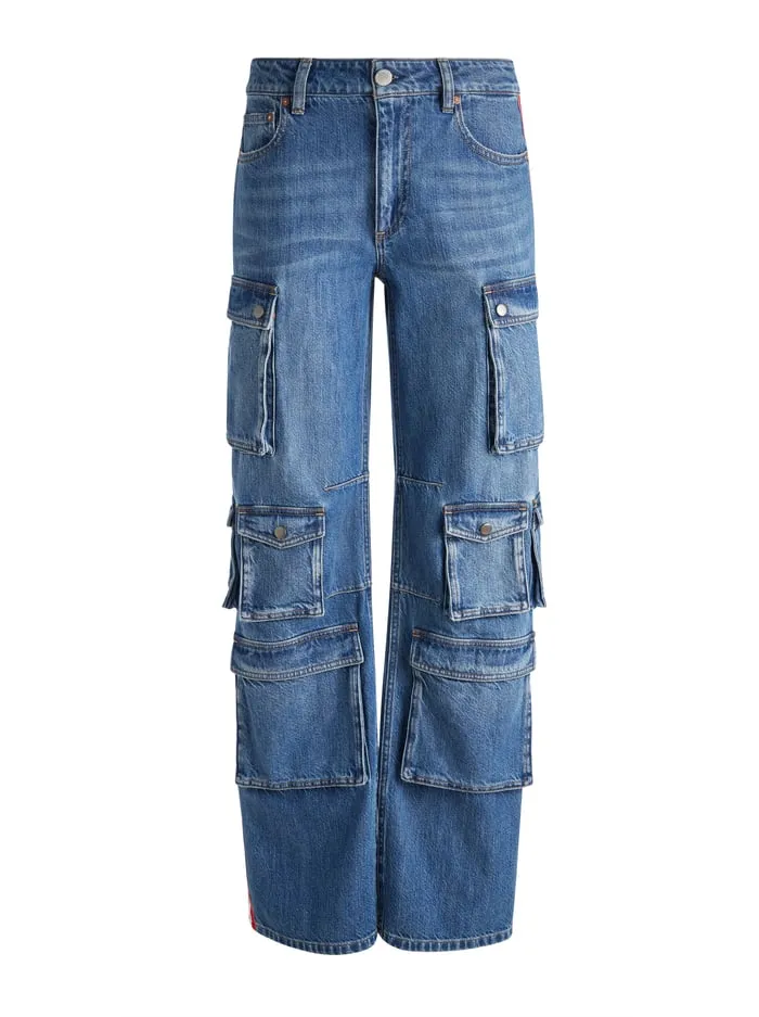 Jeans Women Alice Olivia Olympia Jean Avery Bluebright Ruby