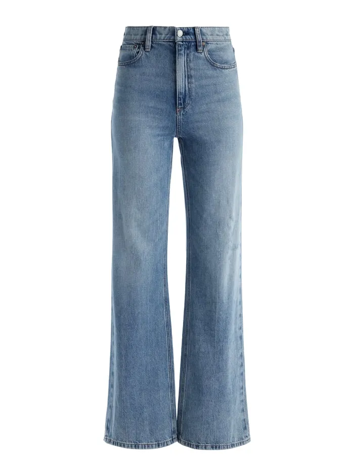 Jeans Women Alice Olivia Weezy Jean Sadie Lt Vintage Blue