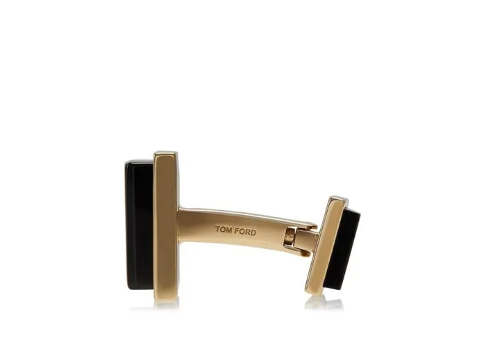 Jewelry Men TOM FORD GOLD AND ONYX SQUARE CUFFLINKS Goldonyx Jewelry Men TOM FORD GOLD AND ONYX SQUARE CUFFLINKS Goldonyx