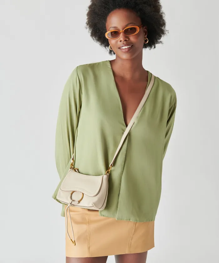 Jolene Crossbody Sand Leather Women Dolce Vita Handbags