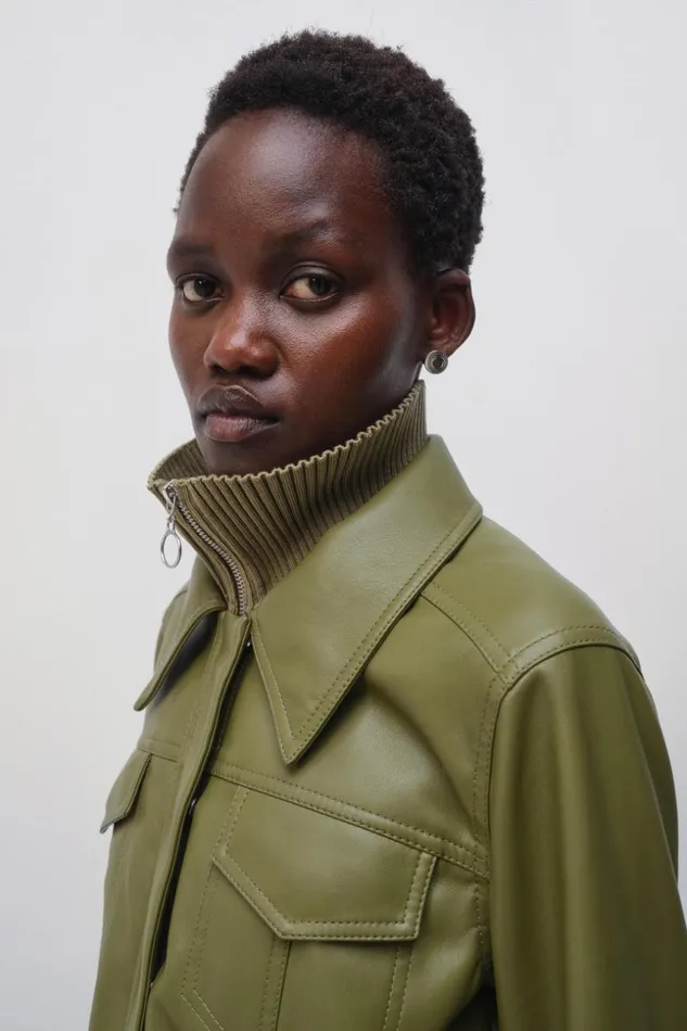 Jonathan Simkhai Becka Jacket Nori Women Jackets and Coats