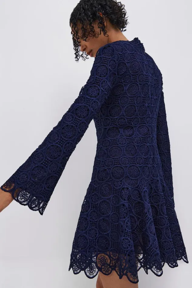 Jonathan Simkhai Leigh Mini Dress EXCLUSIVE Midnight Women Dresses and Jumpsuits