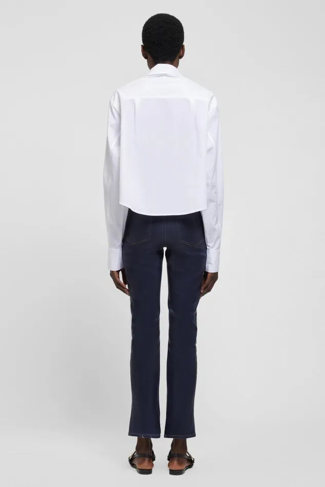 Jonathan Simkhai Rae Denim Coated Indigo Women Pants and Bottoms