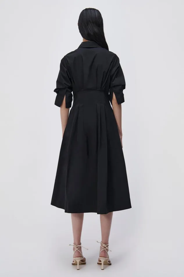 Jonathan Simkhai Signature Jazz Dress Black Women Dresses and Jumpsuits