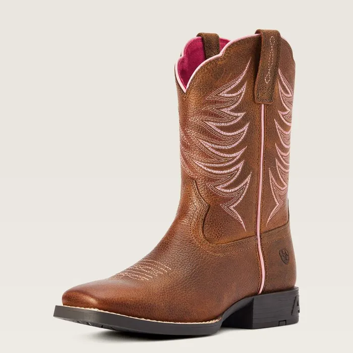 Kids Youth Firecatcher Western Boot Rowdy Brown Ariat Big Kids039 Footwear