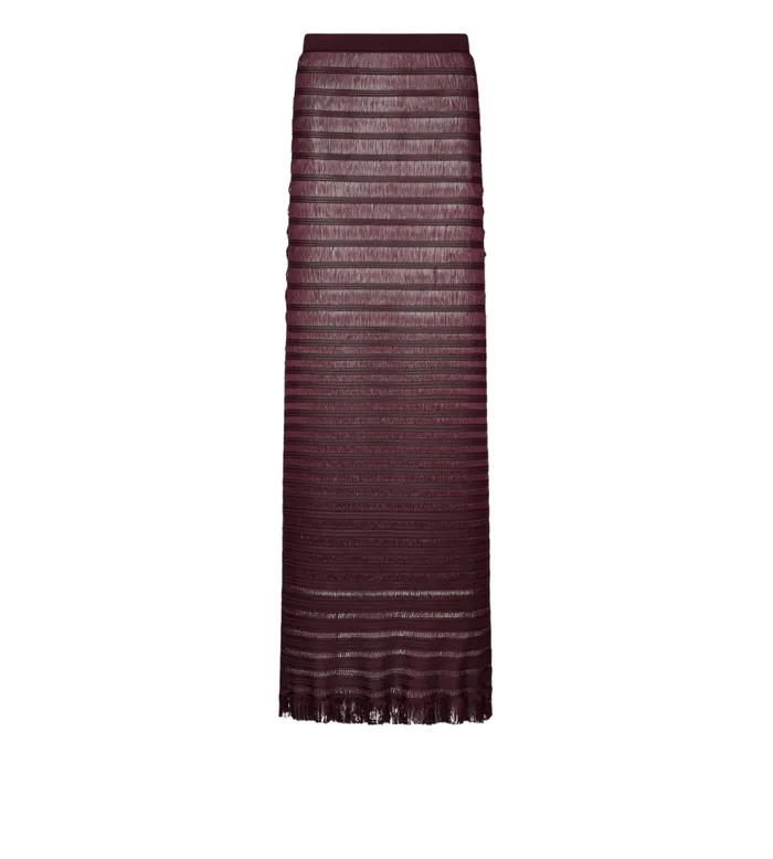 Knitwear Women TOM FORD LADDER KNIT LONG SKIRT