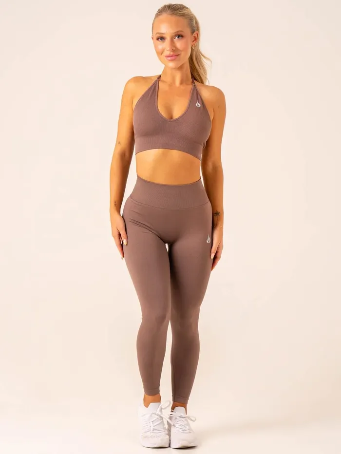 Lift BBL Scrunch Seamless Leggings 8211 Deep Taupe Women Ryderwear Leggings