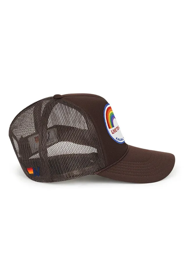 LIVE TO LOVE VINTAGE TRUCKER HAT WomenMen Aviator Nation Trucker Hats