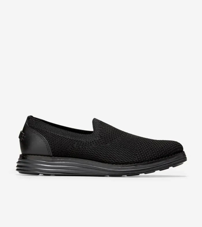 Loafers and Drivers Women Cole Haan riginalGrand Meridian Loafer Black Knitblack
