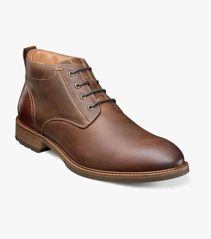 Lodge Plain Toe Chukka Boot Brown Ch Men Florsheim Casual Shoes