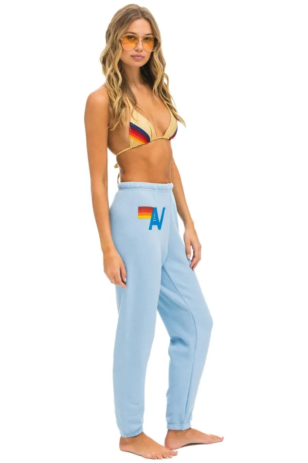 LOGO STITCH SWEATPANTS 8211 ICE Women Aviator Nation Sweatpants