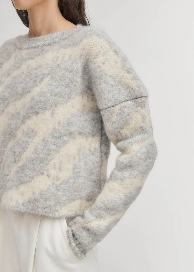 Malmo Grey Sweater Women ALOHAS Sweaters and Cardigans
