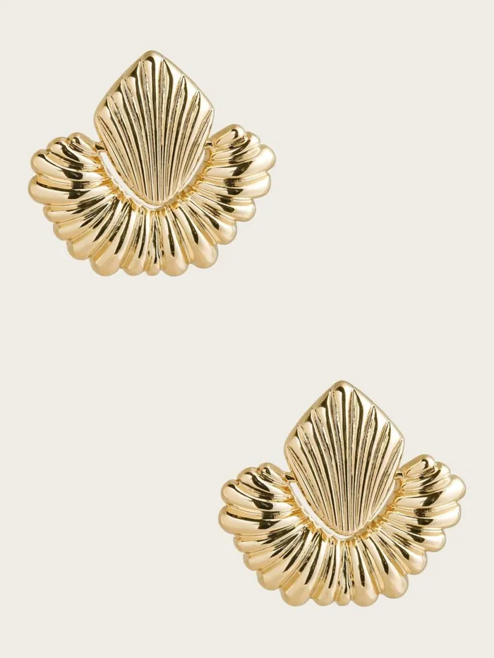 Marciano Jewelry Women 14K GoldPlated Textured Doorknocker Earring Gold