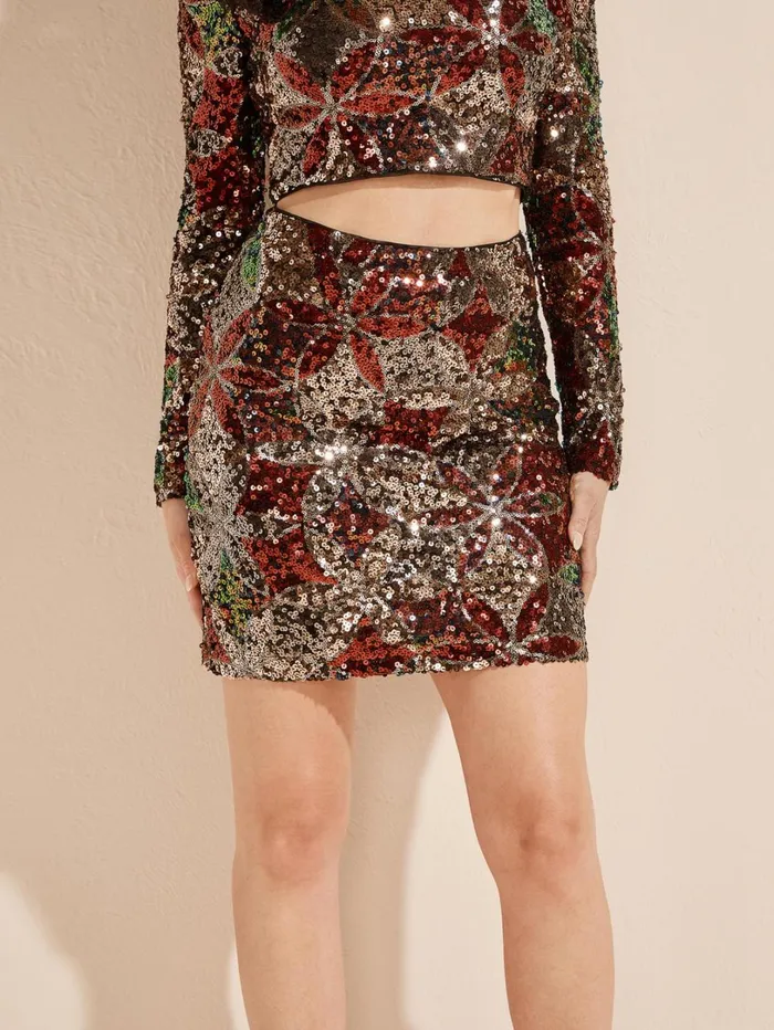 Marciano Skirts Women Ezra Sequin Skirt Multiple Colors