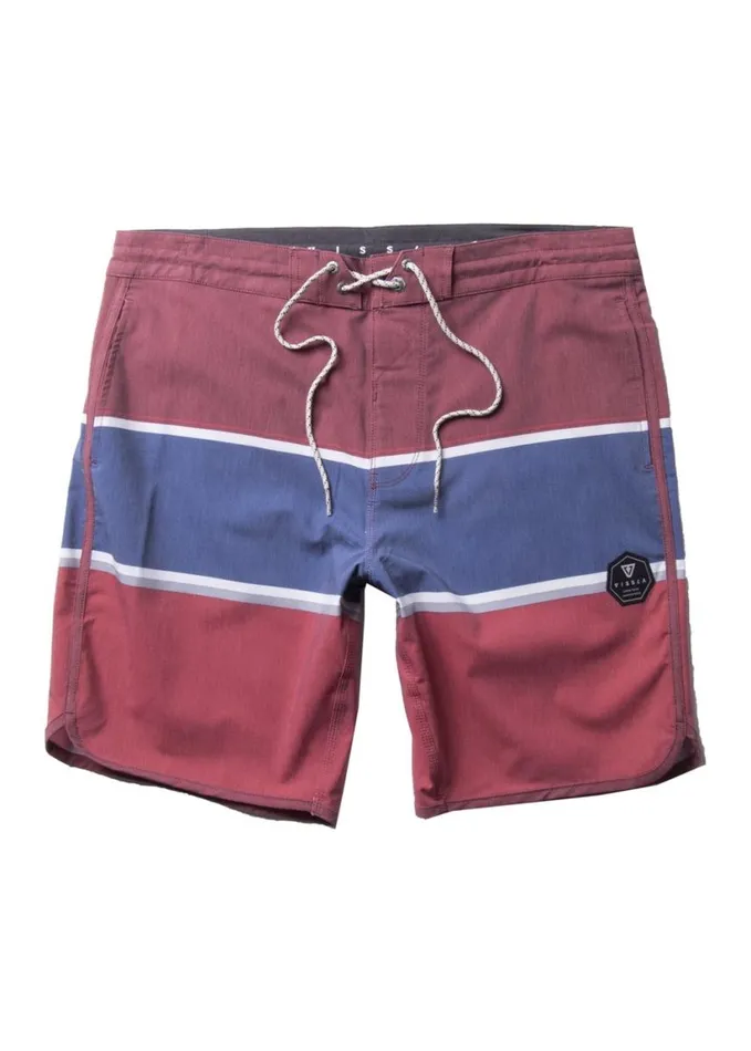 Men Boardshorts Vissla The Point 17034 Boys Boardshort Blood
