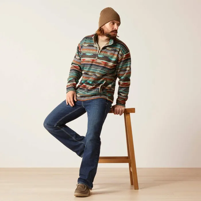 Men Caldwell 14 Zip Sweater Biscay Bay Serape Ariat Sweatshirts and Hoodies Men Caldwell 14 Zip Sweater Biscay Bay Serape Ariat Sweatshirts and Hoodies