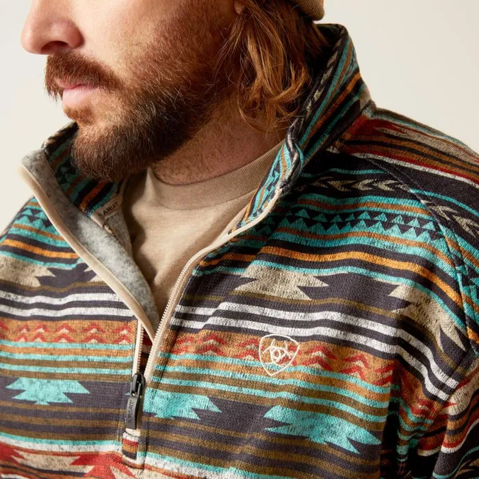 Men Caldwell 14 Zip Sweater Biscay Bay Serape Ariat Sweatshirts and Hoodies Men Caldwell 14 Zip Sweater Biscay Bay Serape Ariat Sweatshirts and Hoodies