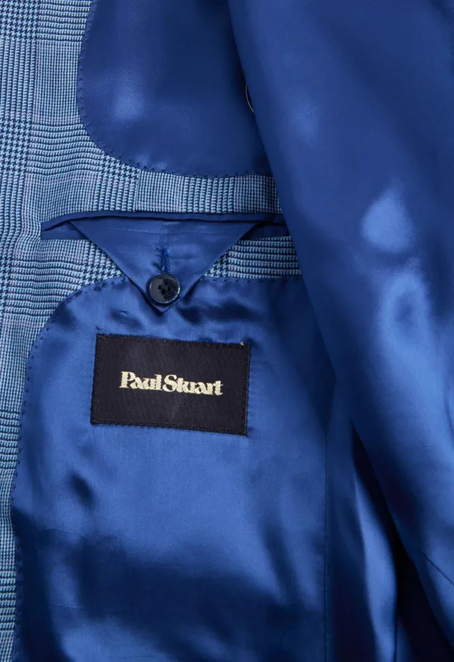 Men Cashmere Plaid Jacket Blue Paul Stuart The Cashmere Shop Men Cashmere Plaid Jacket Blue Paul Stuart The Cashmere Shop