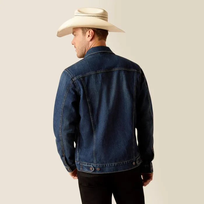 Men Denim Team Trucker Jacket Richford Ariat Jackets and Vests