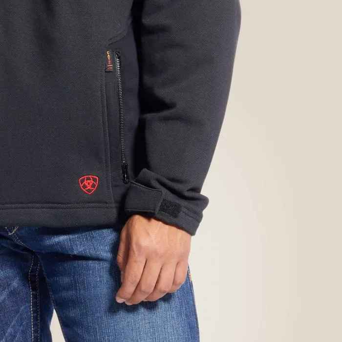 Men FR Polartec Platform Jacket Black Ariat Workwear