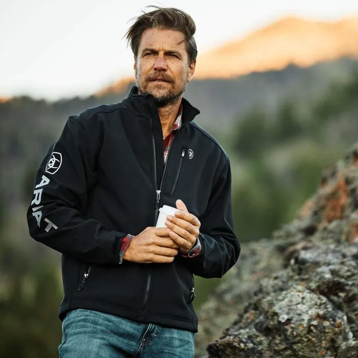 Men Logo 20 Softshell Jacket Black Ariat Jackets and Vests Men Logo 20 Softshell Jacket Black Ariat Jackets and Vests