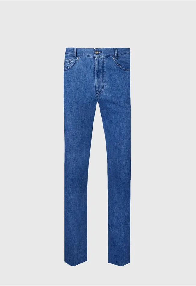 Men Medium Wash Jean Denim Paul Stuart Pants