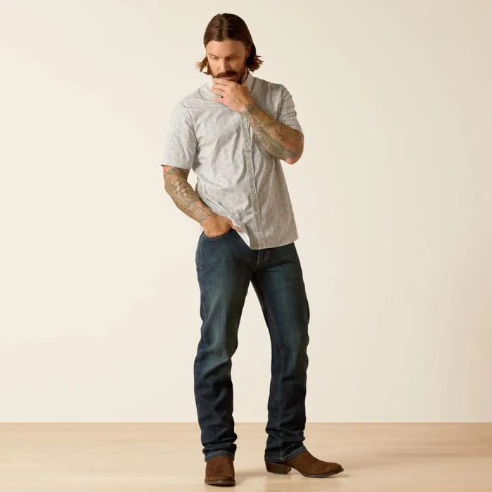 Men Morgan Stretch Modern Fit Shirt White Ariat Button Down Shirts Men Morgan Stretch Modern Fit Shirt White Ariat Button Down Shirts