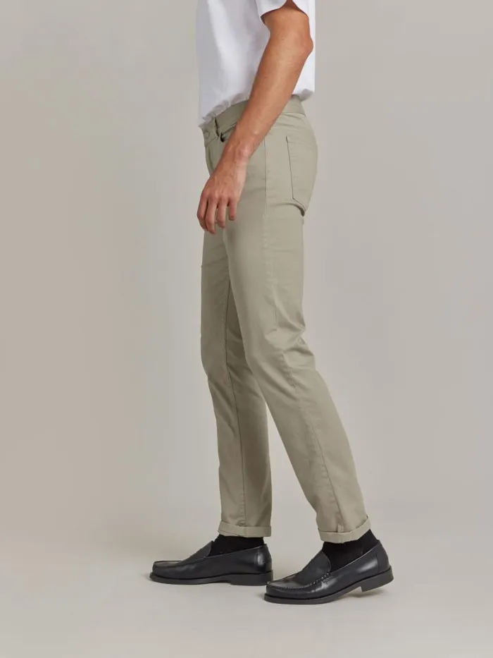 Men Pants Agns B Beige Cotton Iggy Slim Jeans