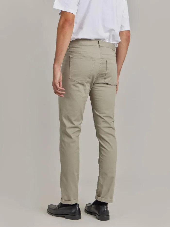 Men Pants Agns B Beige Cotton Iggy Slim Jeans