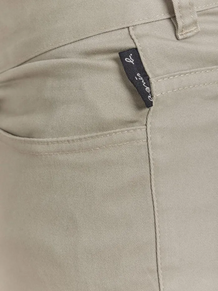 Men Pants Agns B Beige Cotton Iggy Slim Jeans