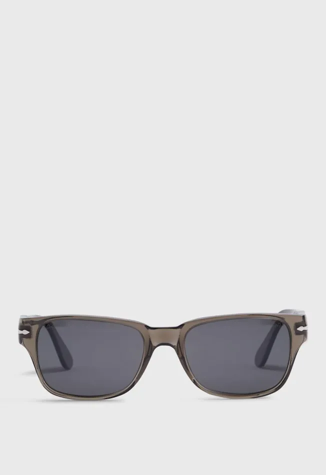 Men Persol Transparent Grey Sunglasses Dark Grey Paul Stuart Sunglasses and Eyewear