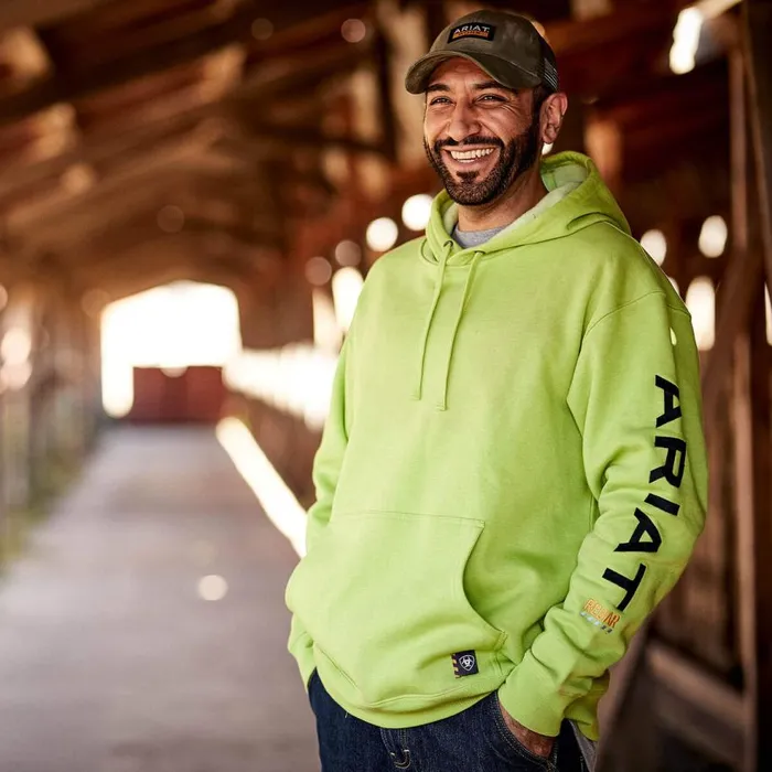 Men Rebar Graphic Hoodie Lime Heatherblack Ariat Sweatshirts and Hoodies Men Rebar Graphic Hoodie Lime Heatherblack Ariat Sweatshirts and Hoodies