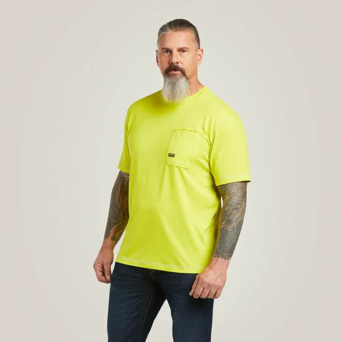 Men Rebar Workman Logo TShirt Sulphur Spring Ariat TShirts and Polos Men Rebar Workman Logo TShirt Sulphur Spring Ariat TShirts and Polos