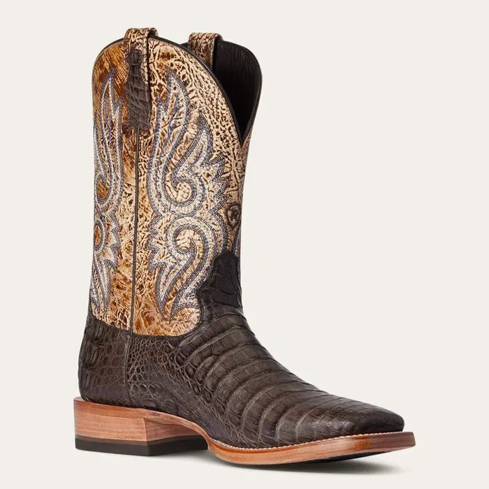 Men Relentless Denton Western Boot Chocolate Caiman Belly Ariat Western Boots Men Relentless Denton Western Boot Chocolate Caiman Belly Ariat Western Boots