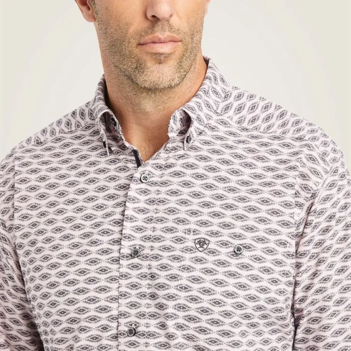 Men Relentless Superior Stretch Classic Fit Shirt Mauve Ariat Button Down Shirts Men Relentless Superior Stretch Classic Fit Shirt Mauve Ariat Button Down Shirts