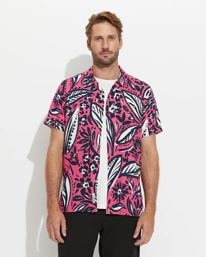 Men Shirts Sportscraft Barwon Regular Shirt Punch
