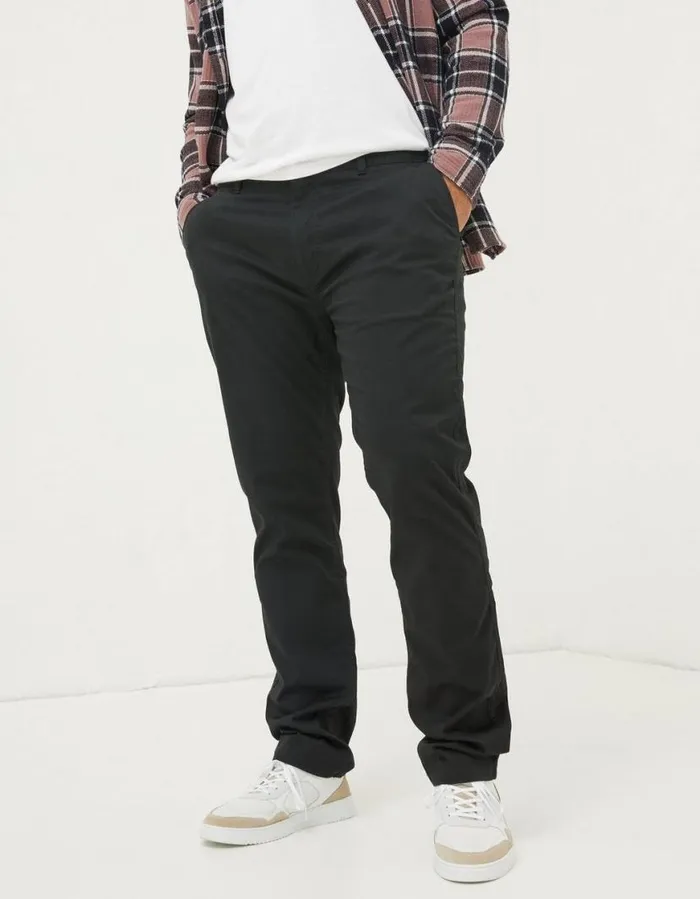 Men Trousers and Chinos FatFace Heyshott Slim Chinos Black