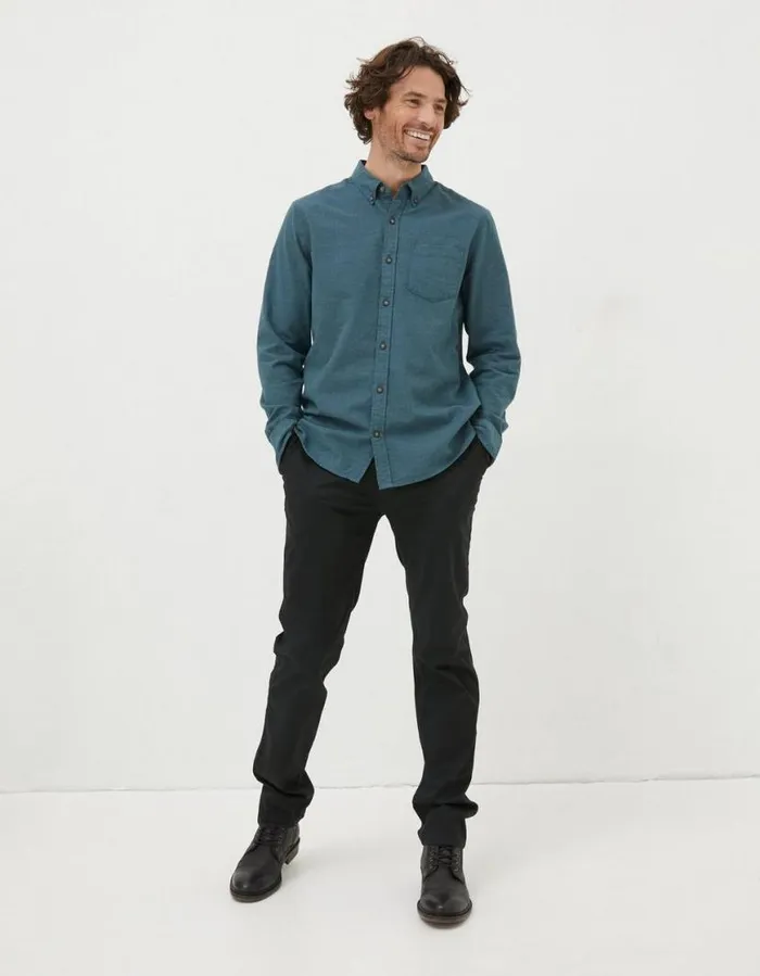 Men Trousers and Chinos FatFace Heyshott Slim Chinos Black