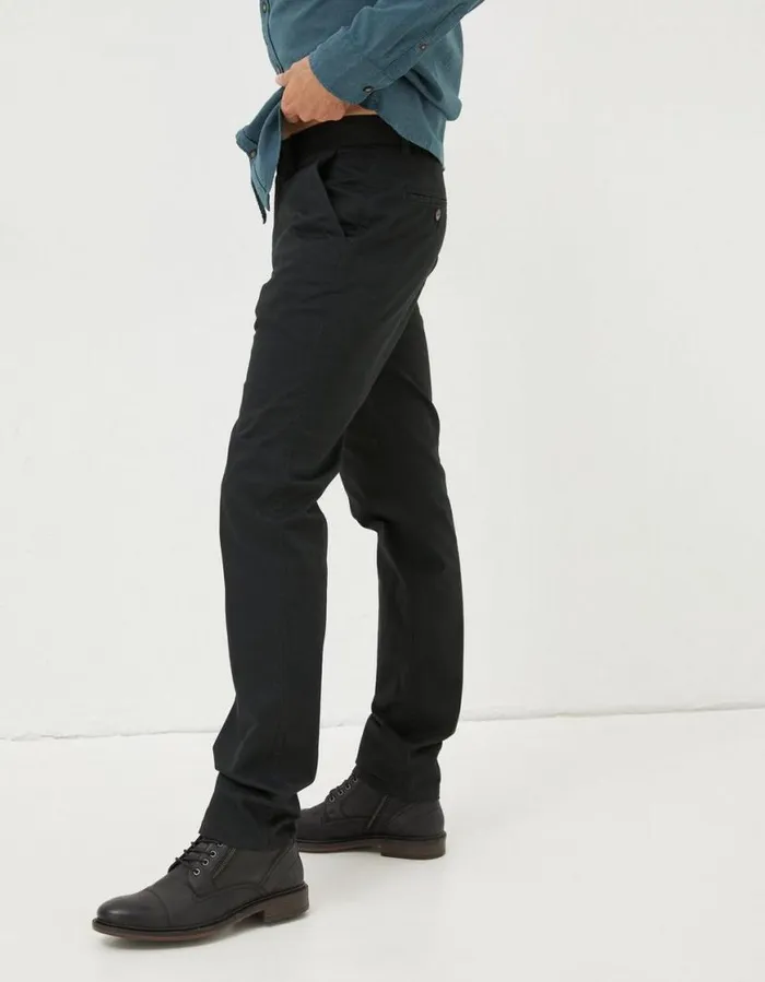 Men Trousers and Chinos FatFace Heyshott Slim Chinos Black