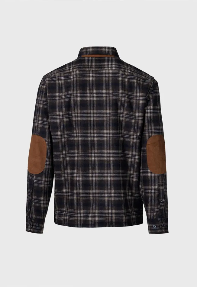 Men Wool Plaid Overshirt Brown Paul Stuart Coats and Outerwear Men Wool Plaid Overshirt Brown Paul Stuart Coats and Outerwear